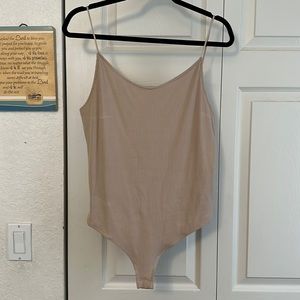 H&M Spaghetti strap bodysuit - LARGE